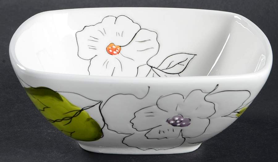 Samantha Square Soup/Cereal Bowl by Laurie Gates-1