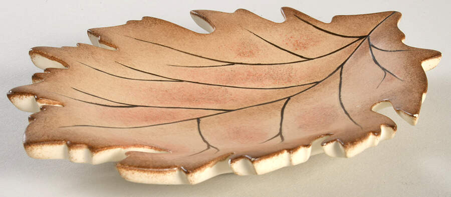 Oak Leaf Leaf Shaped Dish by Lenox-1