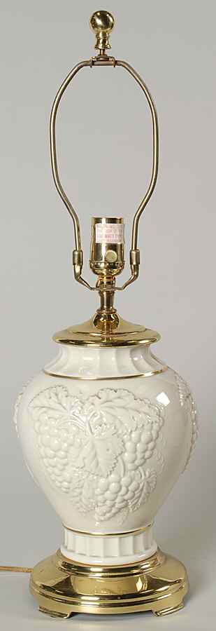 Vineyard 20" Electric Lamp No Shade by Lenox-1