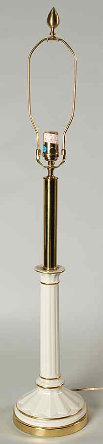 Athenian Column 34" Electric Lamp No Shade by Lenox-1