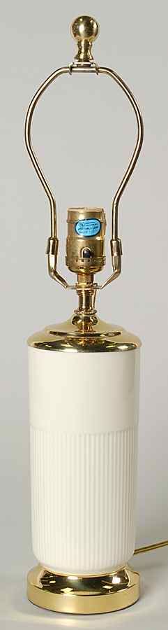 Column 19" Electric Lamp No Shade by Lenox-1