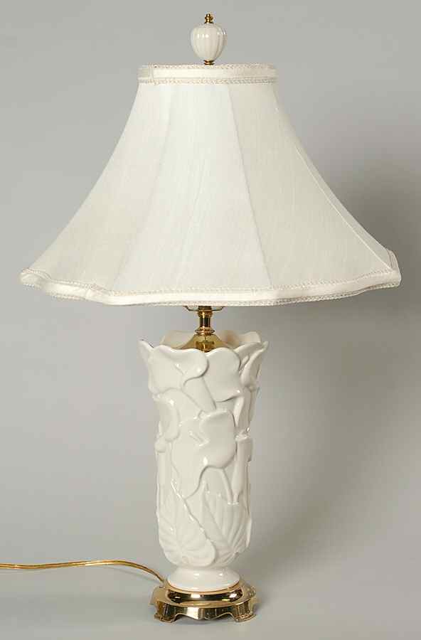 Calla Lily 21" Electric Lamp & Shade by Lenox-1