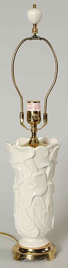 Calla Lily 21" Electric Lamp No Shade by Lenox-1