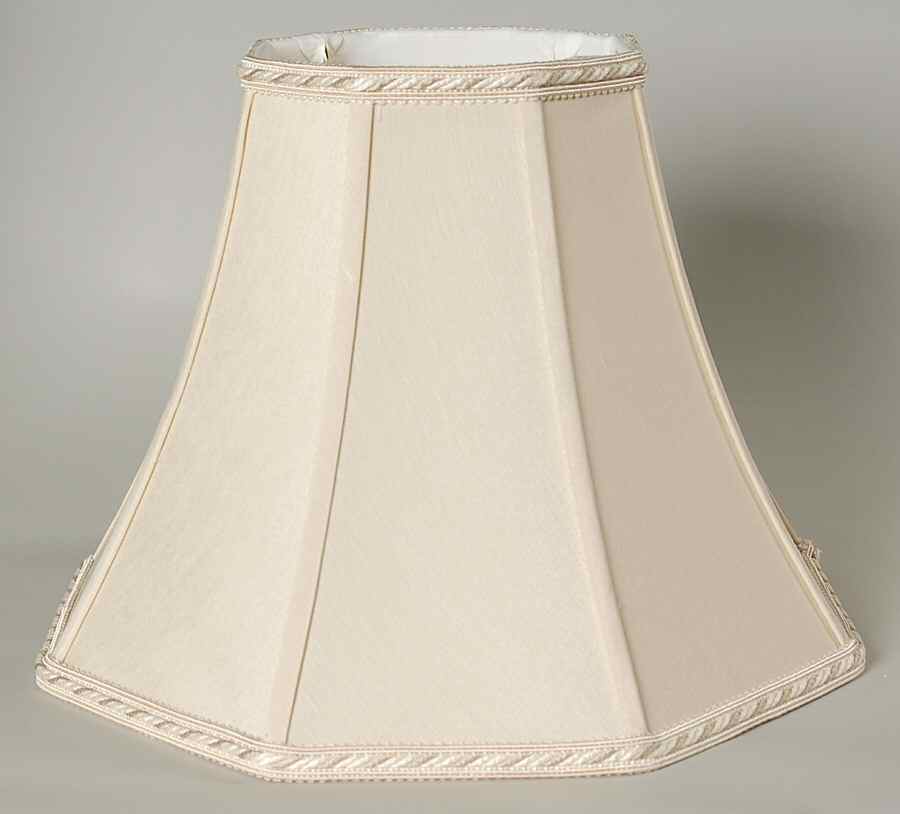White Linen Shade for 31" Electric Lamp by Lenox-1