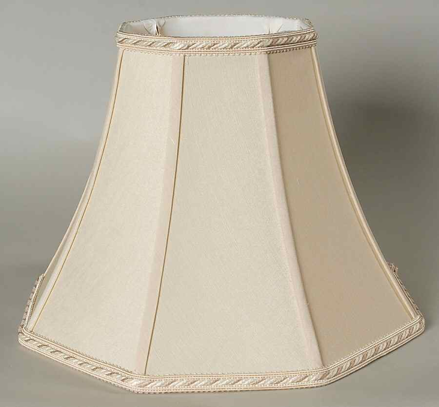 White Linen Shade for 31" Electric Lamp by Lenox-1
