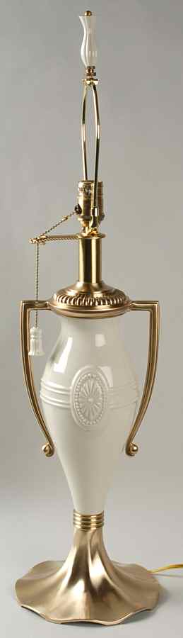 Athenian 29" Electric Lamp No Shade by Lenox-1