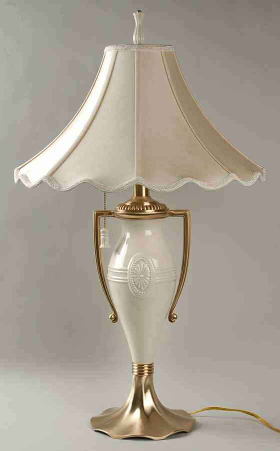 Athenian 29" Electric Lamp & Shade by Lenox-1