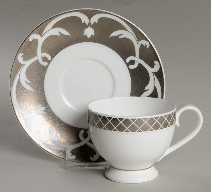 Aubusson Footed Cup & Saucer Set by Ralph Lauren China-1