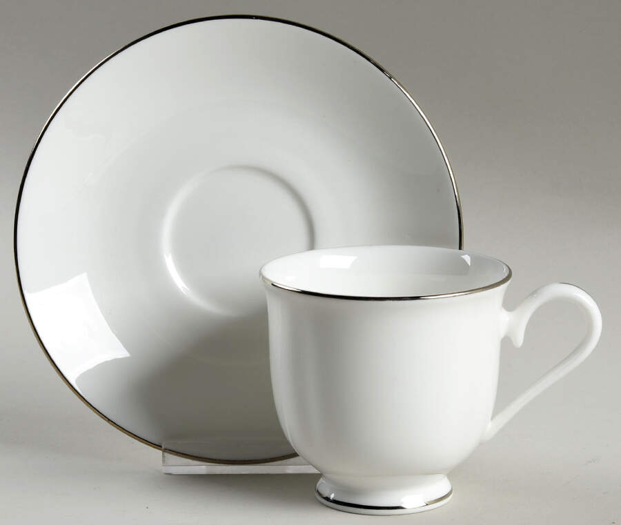 L371 Footed Cup & Saucer Set by Lenox-1