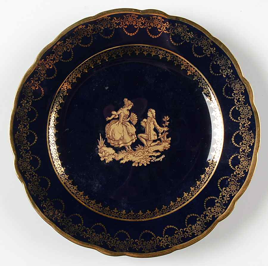 LIM533 Salad Plate by Limoges-French-1