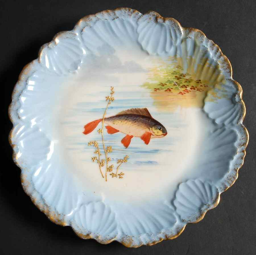 LIM535 Salad Plate by Limoges-French-1