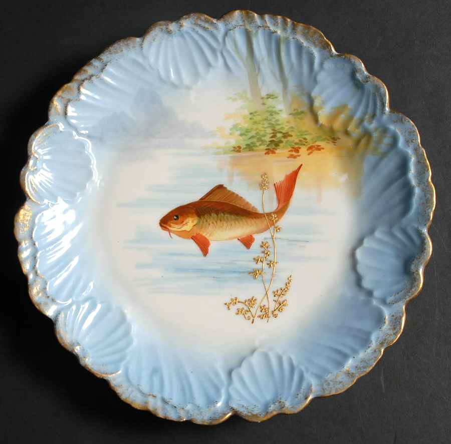 LIM535 Salad Plate by Limoges-French-1