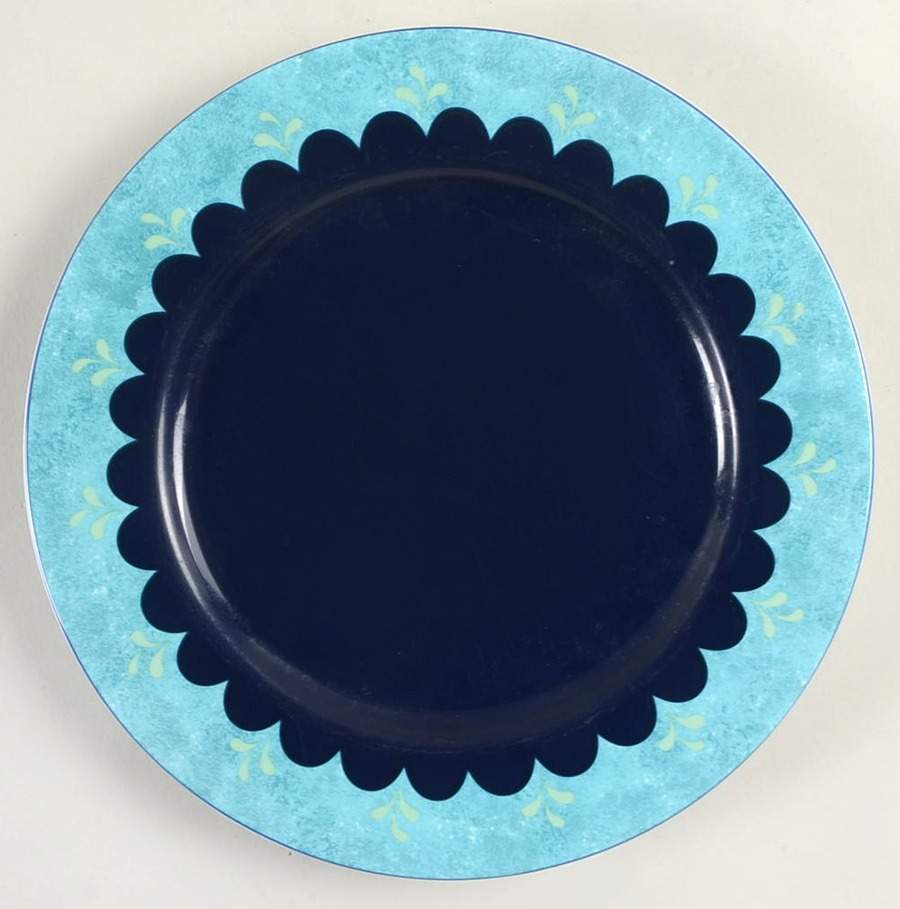 Bedazzle Turquoise Salad Plate by Lenox-1