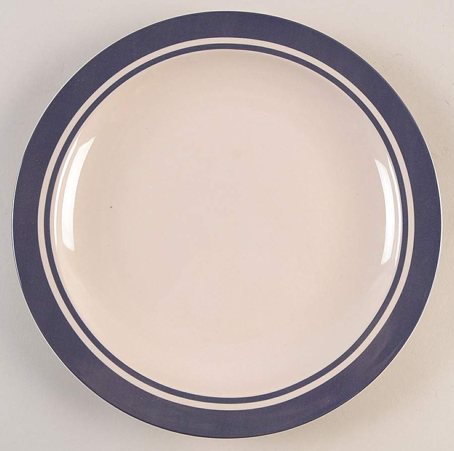 Trapper Stripe Dinner Plate by LL Bean-1