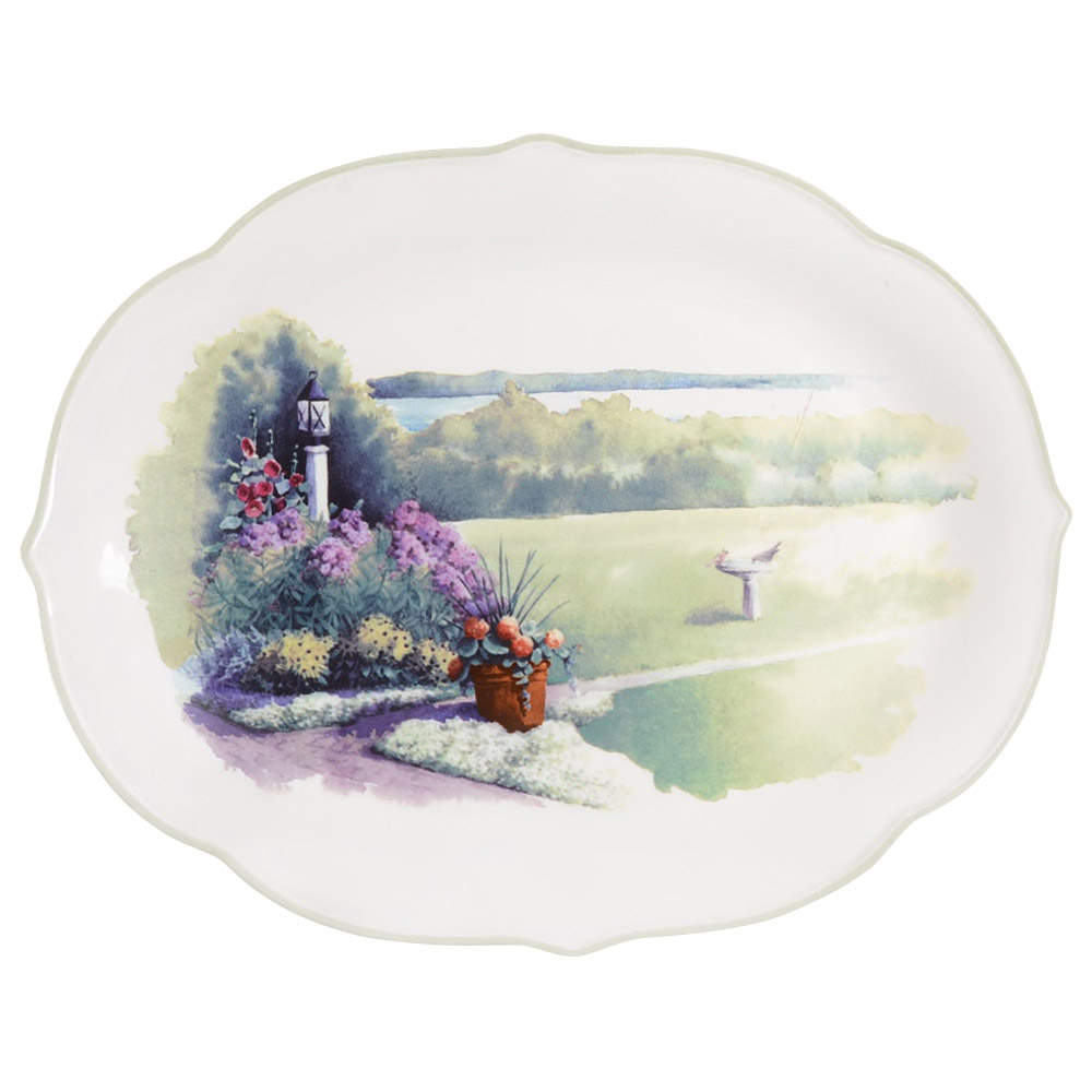 Floral Meadow 16" Oval Serving Platter by Lenox-1