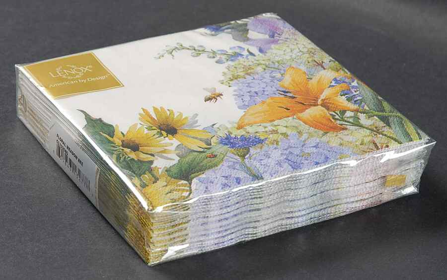 Floral Meadow Package of Paper Cocktail Napkins by Lenox-1