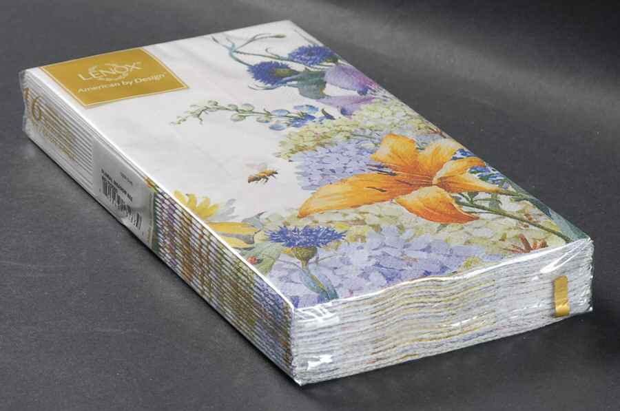 Floral Meadow Package of Paper Guest Towel Napkins by Lenox-1