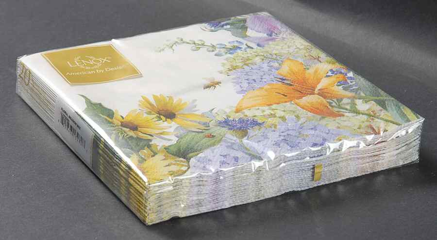 Floral Meadow Package of Paper Luncheon Napkins by Lenox-1