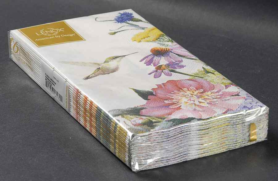 Floral Meadow Package of Paper Guest Towel Napkins by Lenox-1