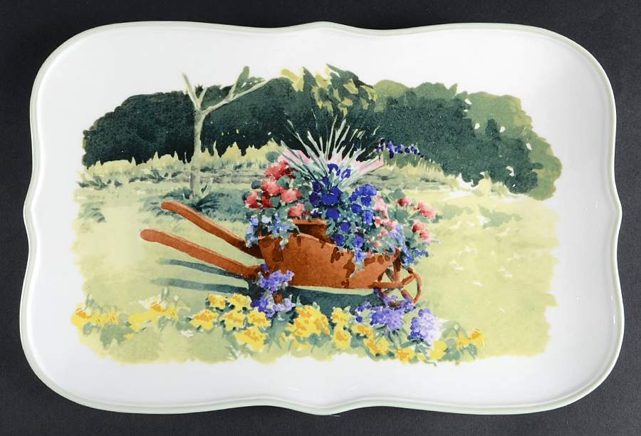 Floral Meadow 14" Rectangular Serving Platter by Lenox-1