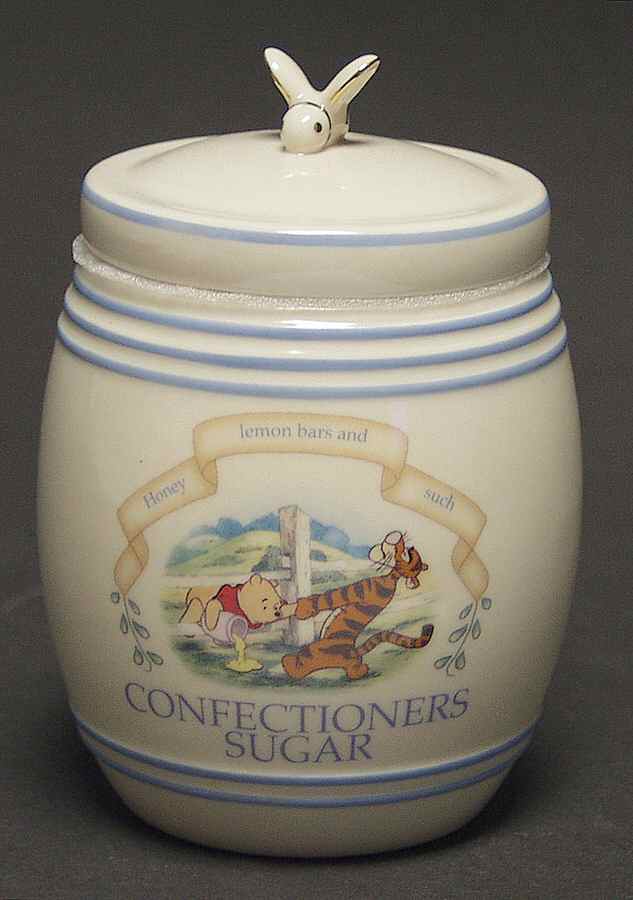 Pooh Pantry Confectioners Sugar Canister & Lid by Lenox-1