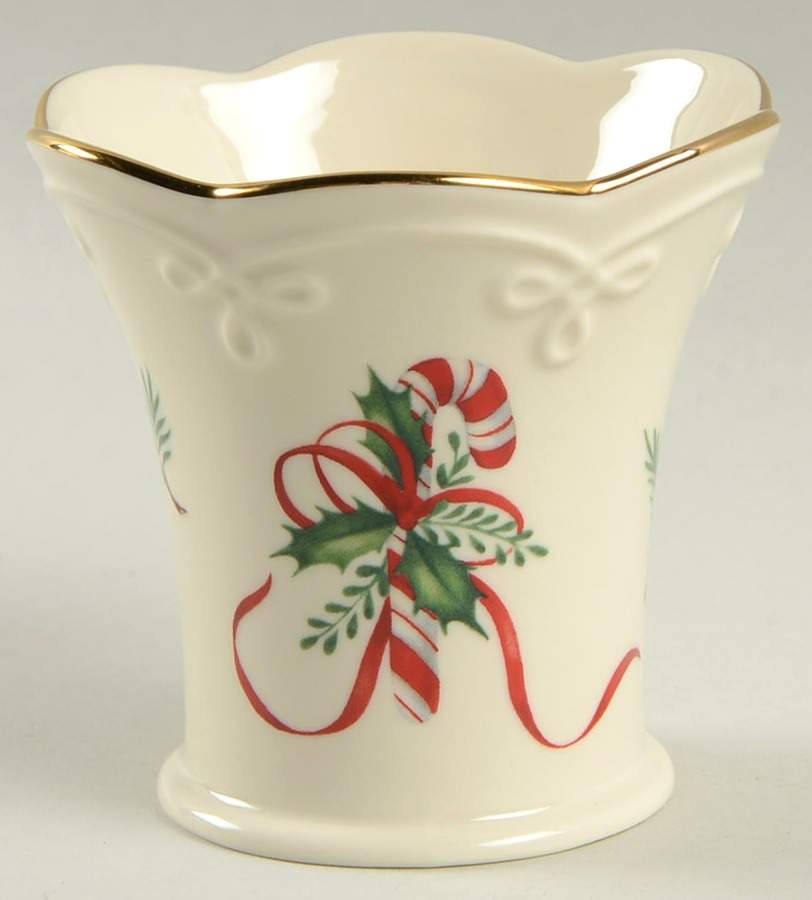 Mistletoe & Holly Votive Candleholder by Lenox-1