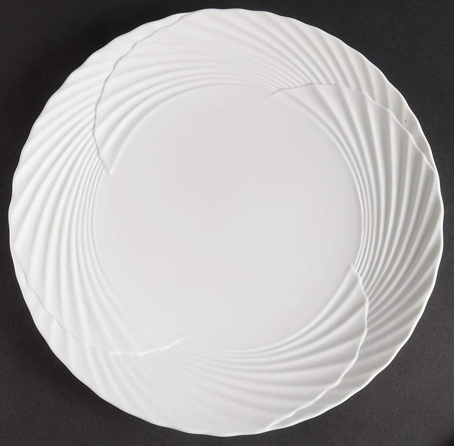 Pleated Swirl Salad Plate by Lenox-1