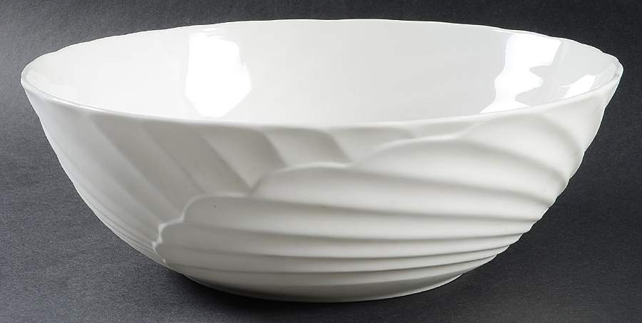 Pleated Swirl 11" Round Serving Bowl by Lenox-1