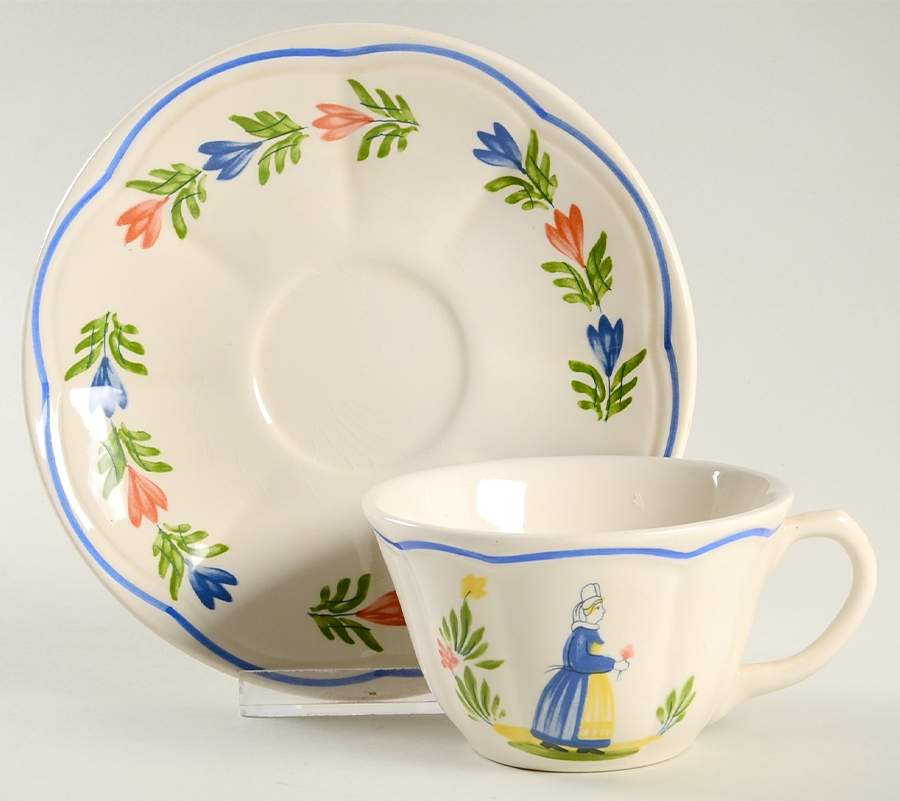 L2O1 Flat Cup & Saucer Set by Locronan-1