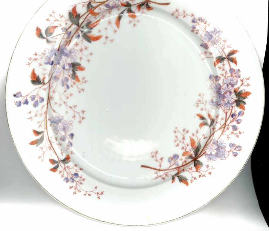 1460 (Gold Trim) Dinner Plate by Lazarus Straus & Sons-1