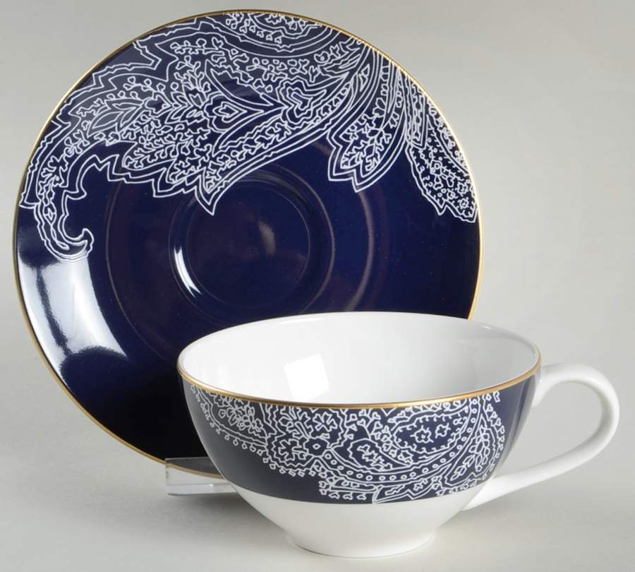 Round Hill Flat Cup & Saucer Set by Ralph Lauren China-1