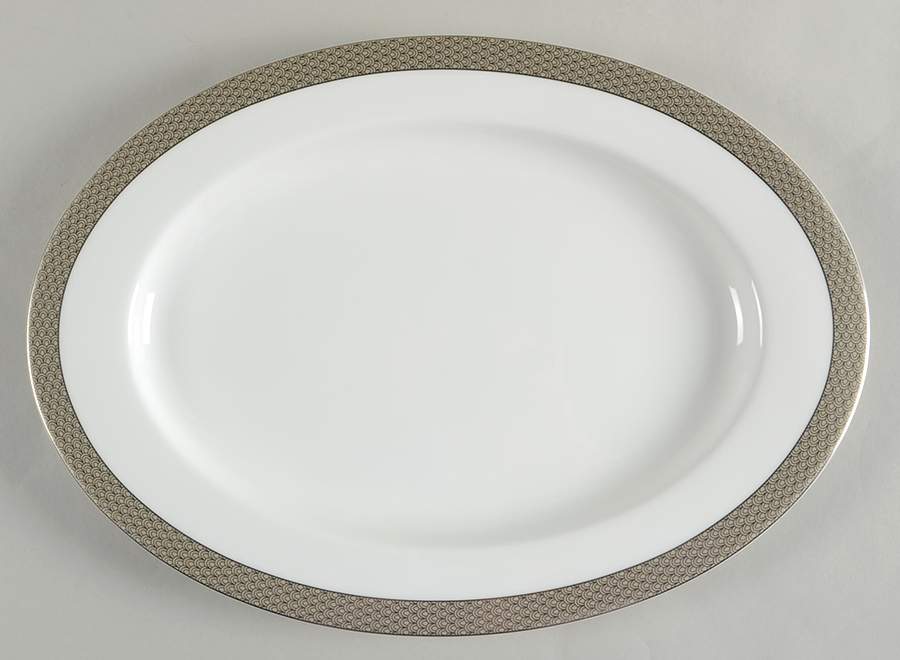 Carlyle 15" Oval Serving Platter by Ralph Lauren China-1