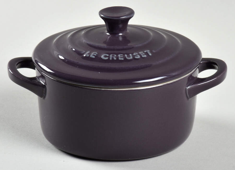 Cassis 8 Oz Mini Round Cocotte & Lid by Le Creuset-1
