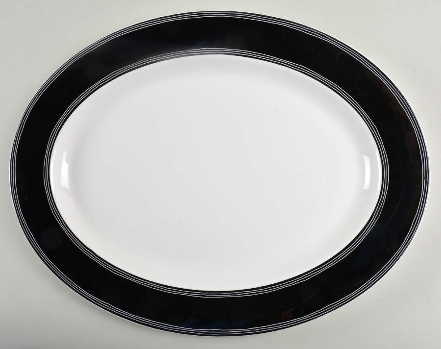 Japanese Floral 16" Oval Serving Platter by Lenox-1
