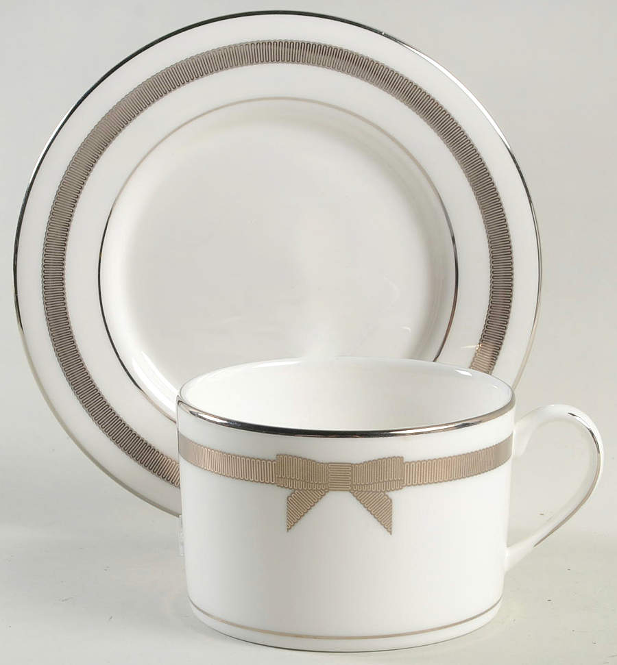 Grace Avenue Flat Cup & Saucer Set by Lenox-1