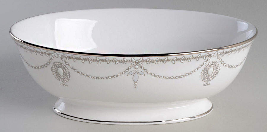 Empire Pearl 9" Oval Vegetable Bowl by Lenox-1