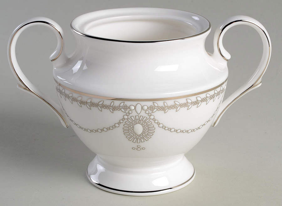 Empire Pearl Sugar Bowl No Lid by Lenox-1