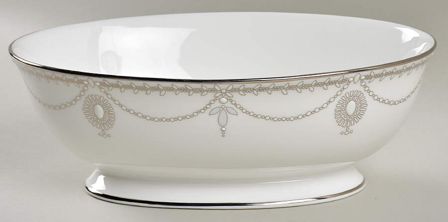Empire Pearl 9" Oval Vegetable Bowl by Lenox-1