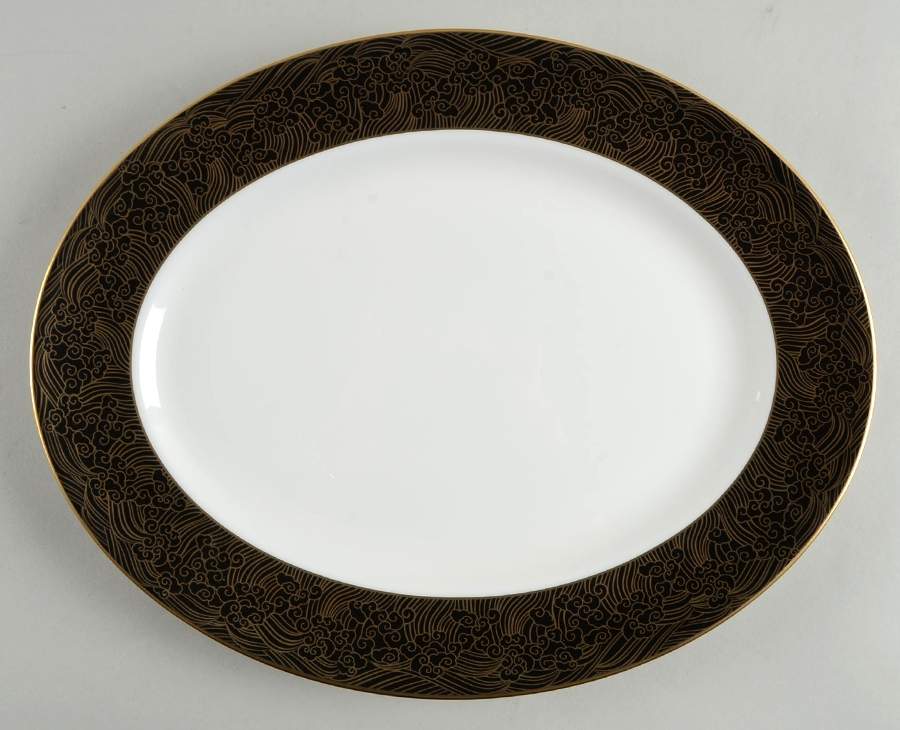 Mandarin 13" Oval Serving Platter by Lenox-1