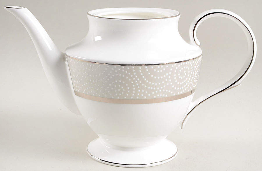 Pearl Beads Teapot No Lid by Lenox-1