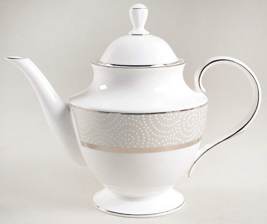 Pearl Beads Teapot & Lid by Lenox-1