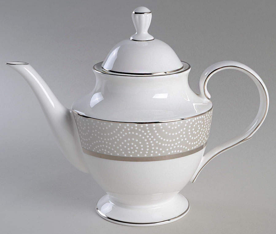 Pearl Beads Teapot & Lid by Lenox-1
