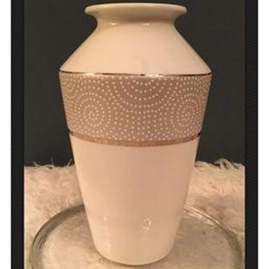 Pearl Beads 8" Vase by Lenox-1