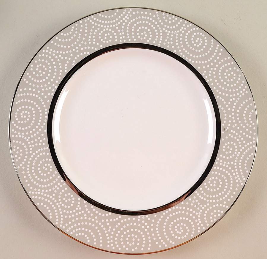 Pearl Beads Accent Luncheon Plate by Lenox-1