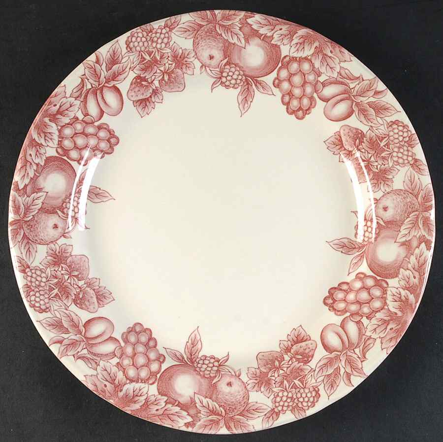 LIE7 Pink Dinner Plate by Libbey-1