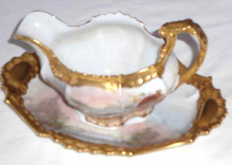 LSS345 Gravy Boat & Underplate by Lazarus Straus & Sons-1