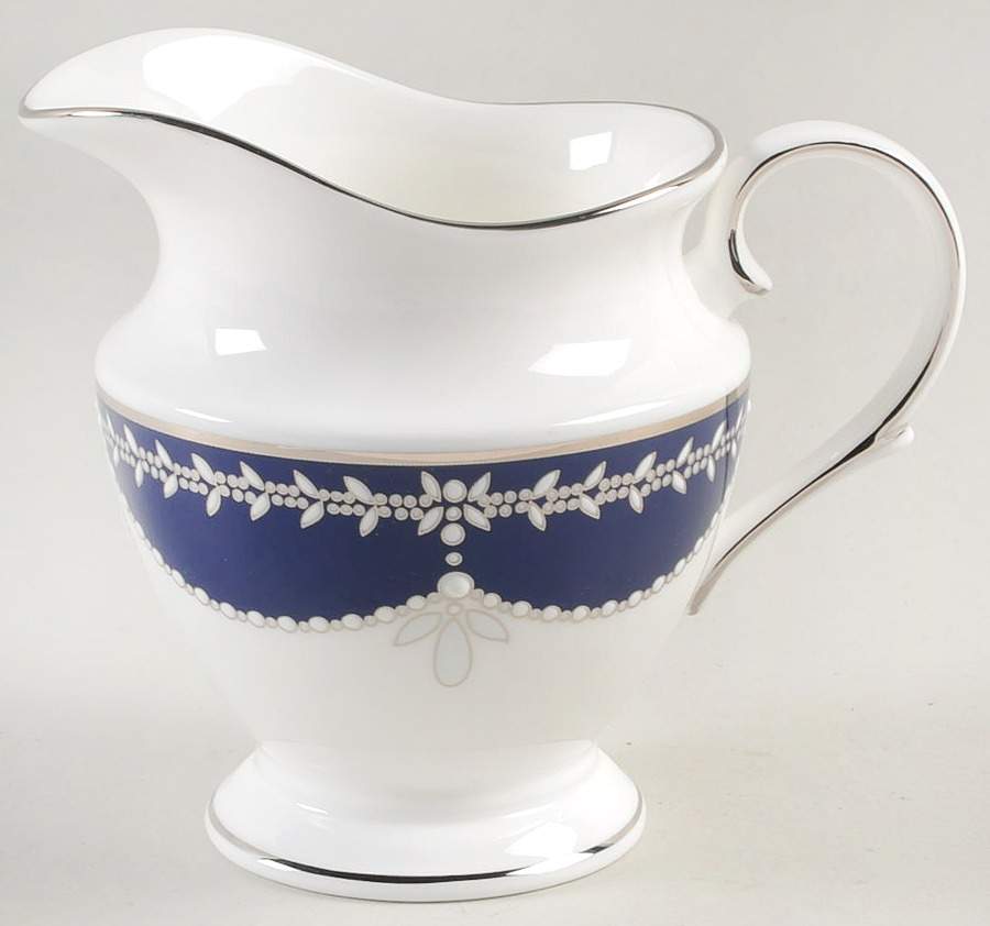 Empire Pearl Indigo Creamer by Lenox-1