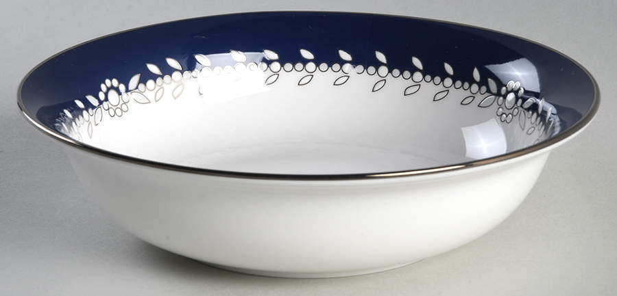 Empire Pearl Indigo Fruit/Dessert (Sauce) Bowl by Lenox-1