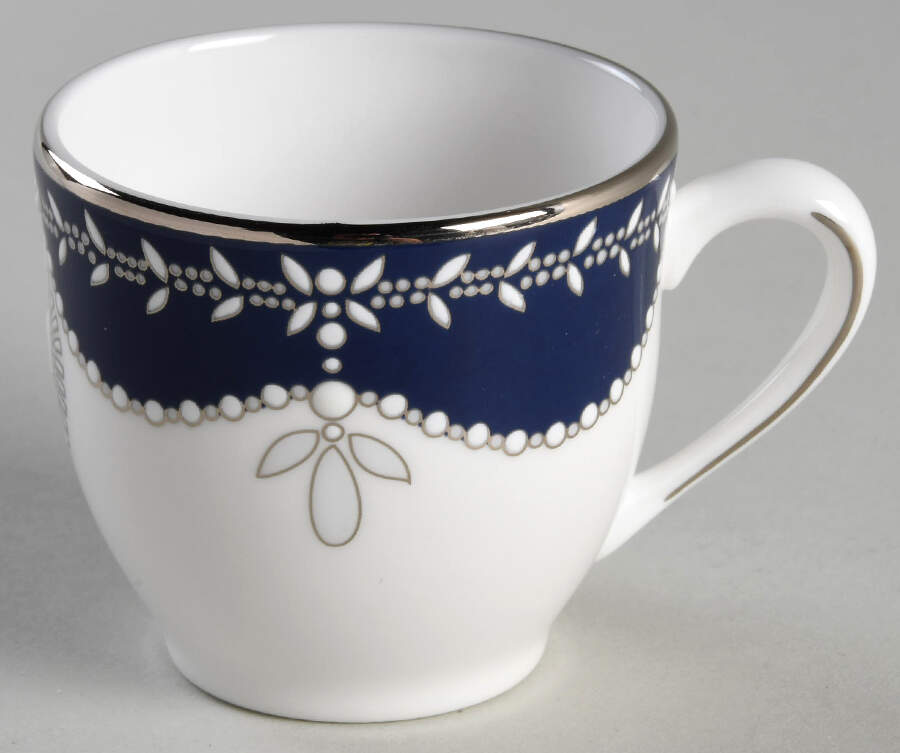 Empire Pearl Indigo Flat Demitasse Cup by Lenox-1