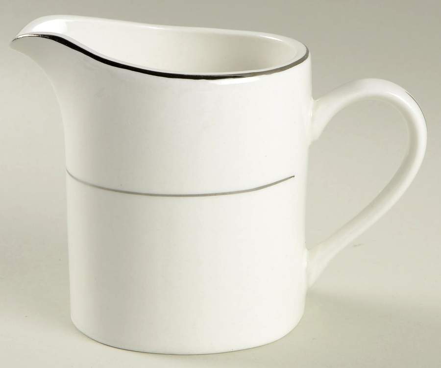 Platinum Banded Creamer by Linens N Things-1